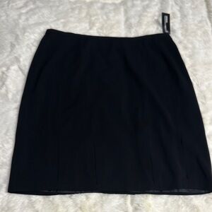 Norton McNaughton Classic Black Lined Skirt 22W NWT